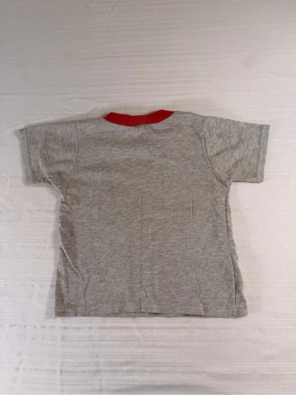 Vintage Disney Mickey Mouse Grey & Red Graphic Tee for Kids